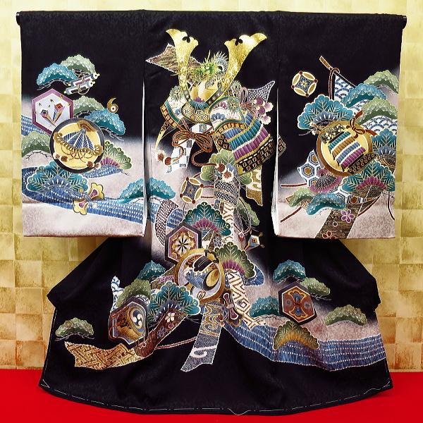 初着・祝着・のしめ 兜・束ね熨斗・縁起物・黒