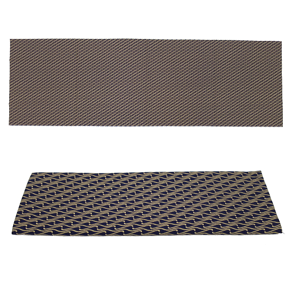 メール便送料無料　江戸一 祭り 鯉口シャツ 江戸小紋 竹つなぎ 大人用 中 取り寄せ商品 メール便送料無料 江戸一 祭り 鯉口シャツ 江戸小紋 竹つなぎ 女性用