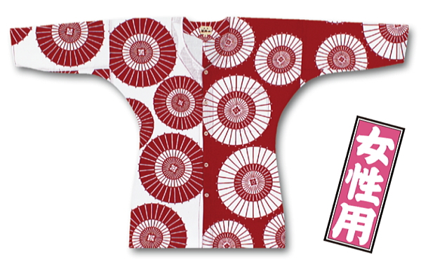 鯉口シャツ 祭り用品 江戸一 蛇の目市松 大人用鯉口シャツ(巾広)・女性(巾広，巾広丈短) 送料無料東京 江戸一・蛇の目ちらし（特撰手拭）大人用・女性